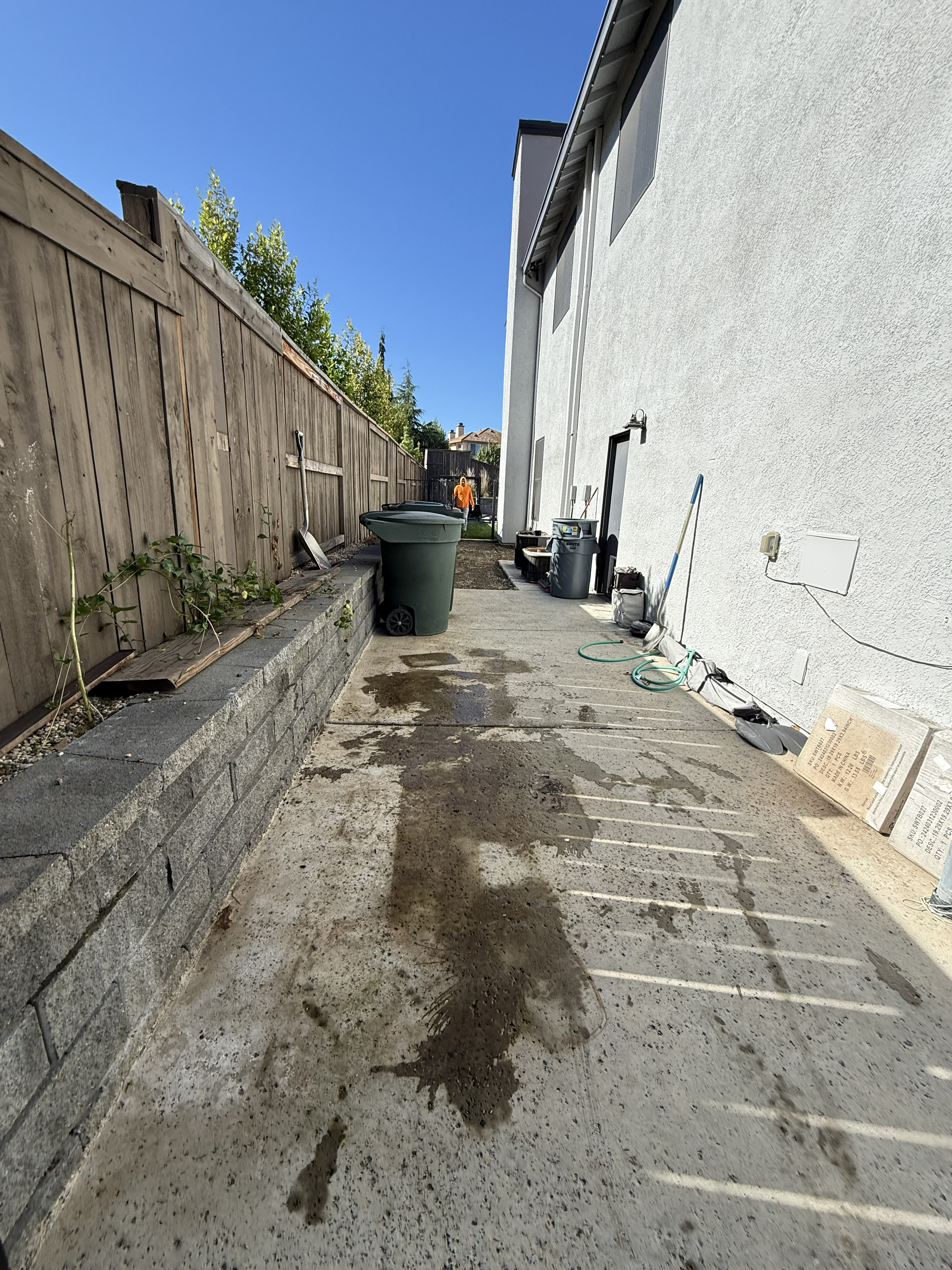Cleaned and restored backyard space after junk hauling - Job 2
