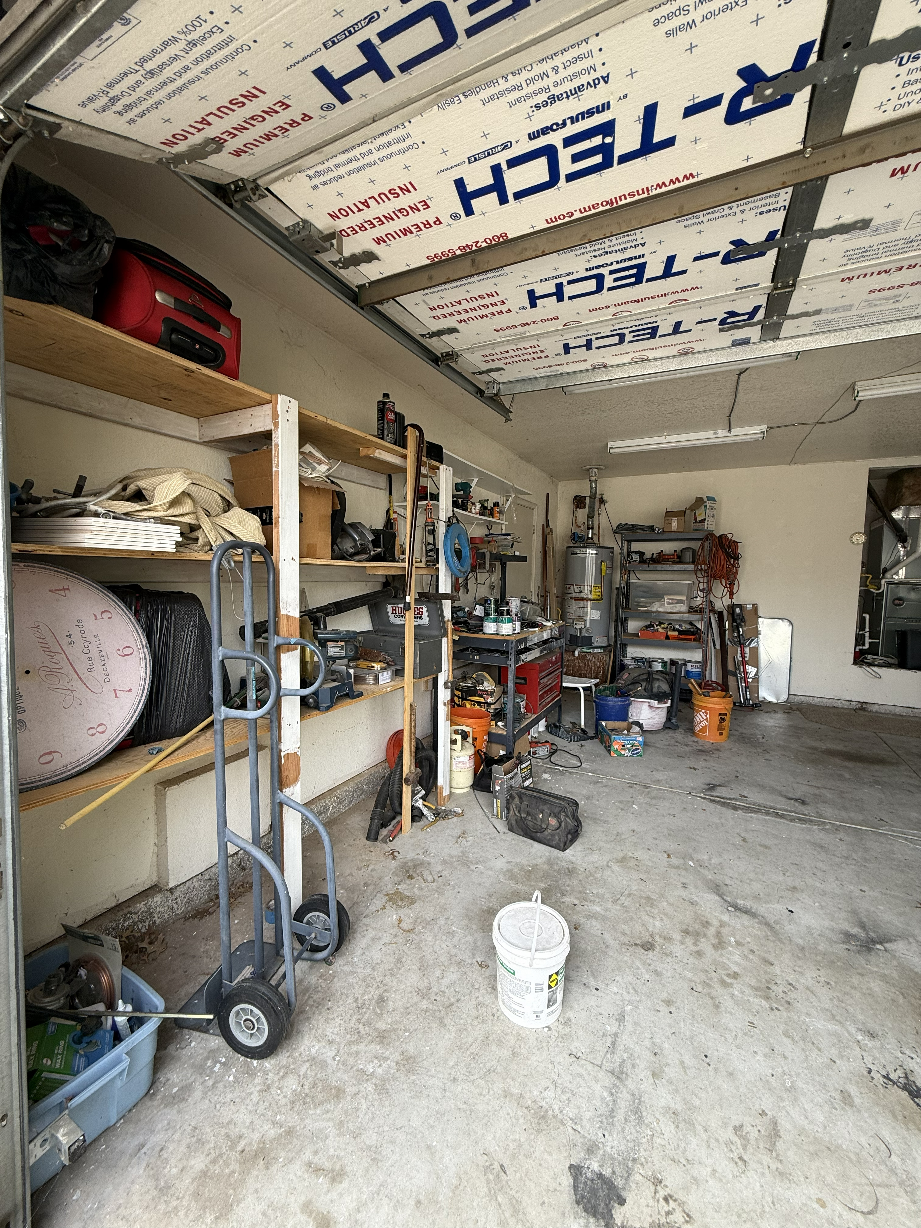 Old boxes and household waste piled up before removal - Job 3