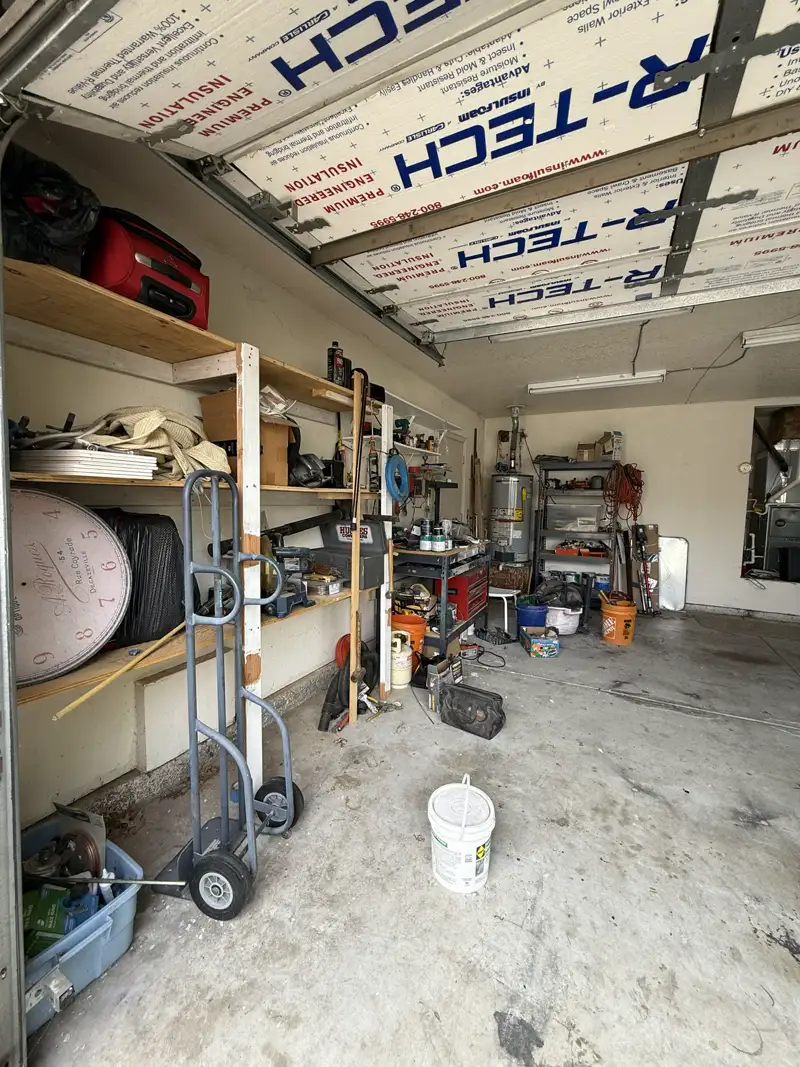 Old boxes and household waste piled up before removal - Job 3